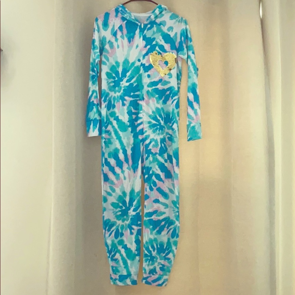 Justice onesie pajamas youth size 12